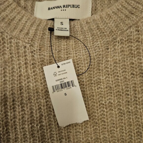 NWT Banana Republic Wool / Alpaca Sweater SMALL - Picture 6 of 6